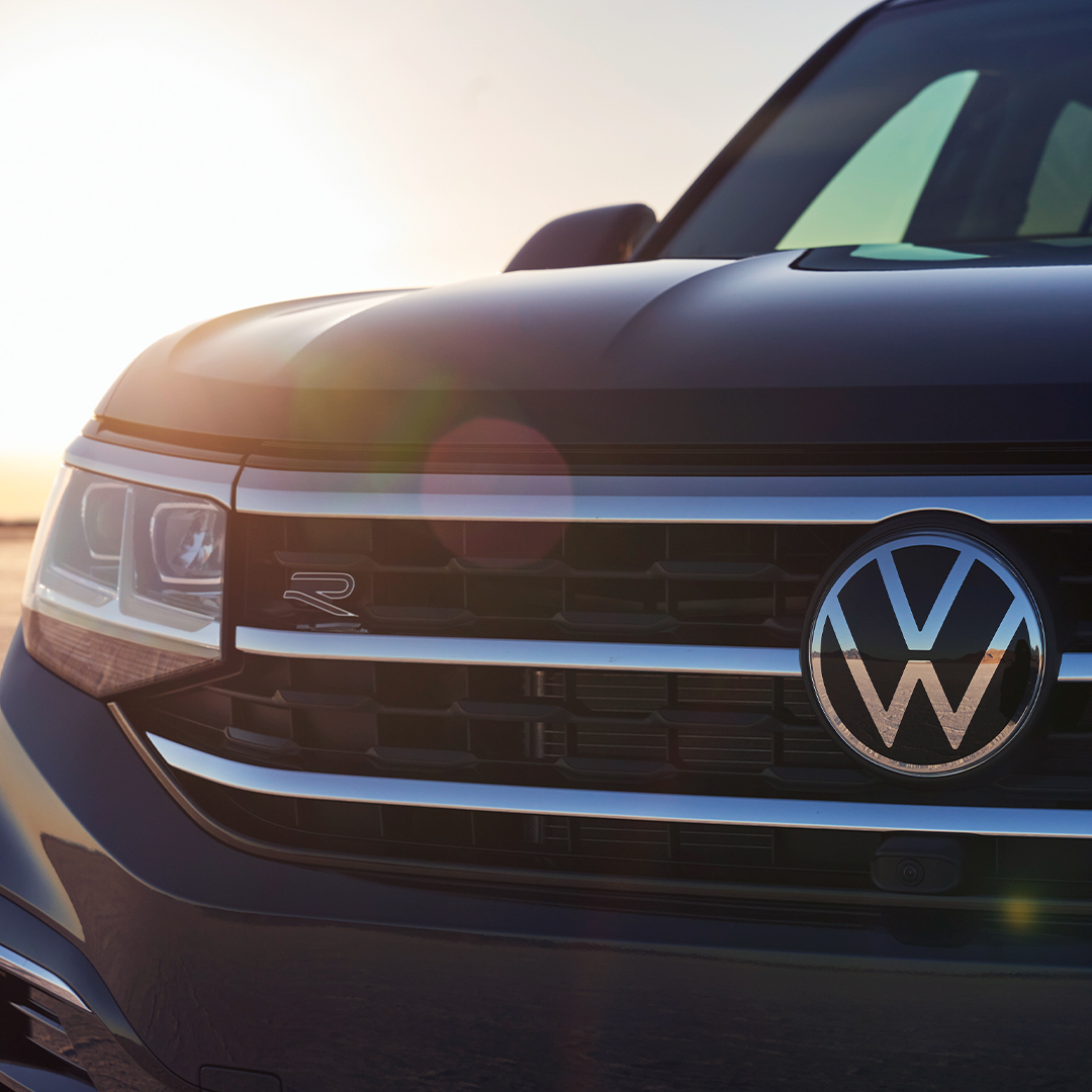 Here's What The New Volkswagen Logo Looks Like On A Grille